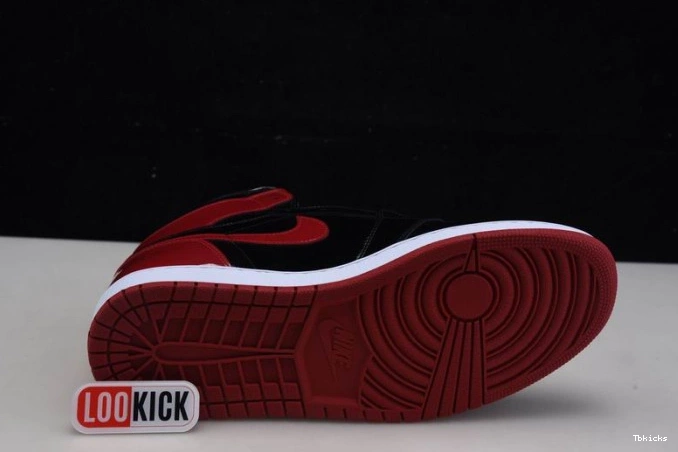 Cheap TBK Air OG 1 Patent High Jordan 555088-063 Bred 0818